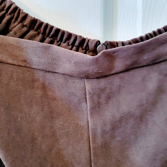 EUC THREE Piece Light Suede Pantsuit Sz 14 GORGEOUS VERSATILITY w/Paisley Tank - Picture 9 of 16